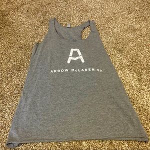 Arrow McLaren Indycar F1 racing logo tank top size small